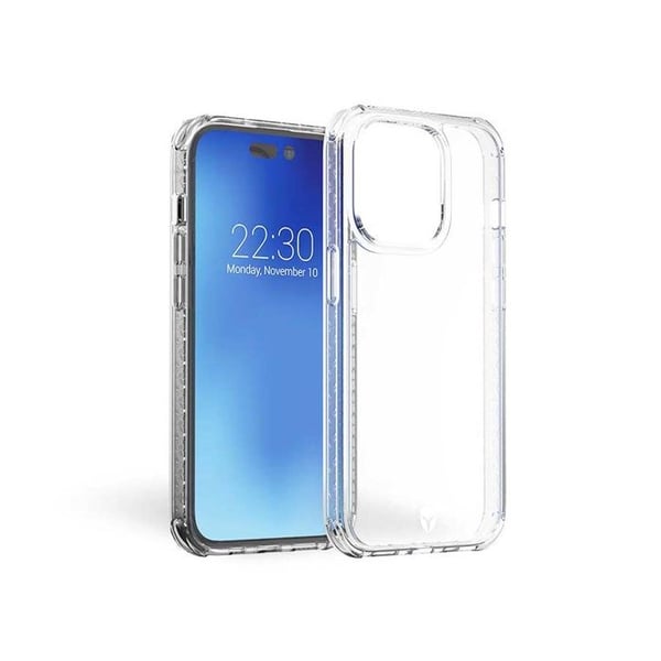 Coque - FORCE CASE - Air iPhone 14 Pro - 50% återvunnen plast - Flexibel - Transparent