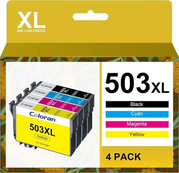 Bläckpatroner - LAMPESECOENERGIE - 503XL - Flera färger - Kompatibel - Pack med 4