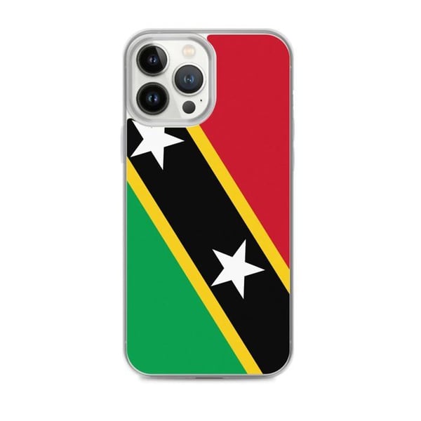 Coque telefon flagga Saint-Christophe och Niévès - iPhone 13 Pro Max