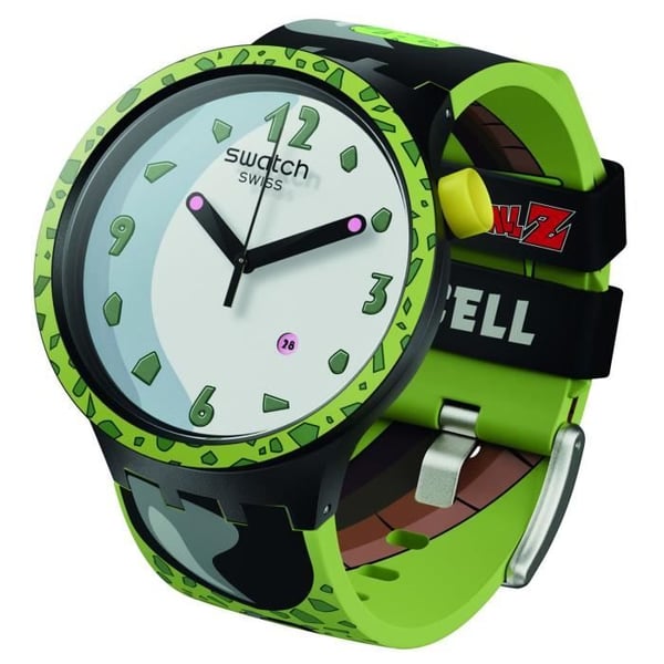 Klocka - SWATCH - Big Bold Cell X - Silikon - Svart - Vattentäthet 3 ATM
