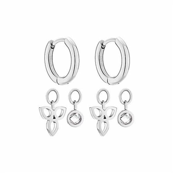 Örhängen - TAMARIS - TJ-0016-E-15 - Stål - Zirconium - Creoler 2i1