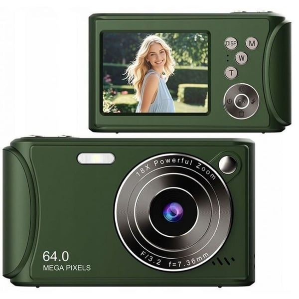 Digital kamera - XREC - Q18 - 64 MP - 4K/30 fps video - 18x zoom - Anti-vibrationer