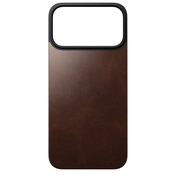 Läderfodral - NOMAD - iPhone 17 Pro Max - Rustik Brun - Ultrafin - Kompatibel med MagSafe