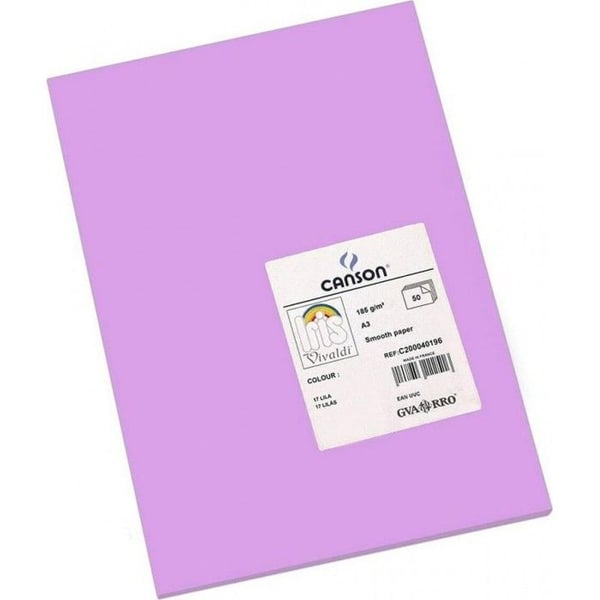 NC Pappers Kartong Iris 29,7 X 42 Cm Lila 185g (50 Enheter)