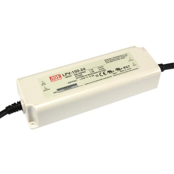 Mean Well SWITCH STRÖMFÖRSÖRJNING - 1 UTGÅNG - 150 W - 24 V