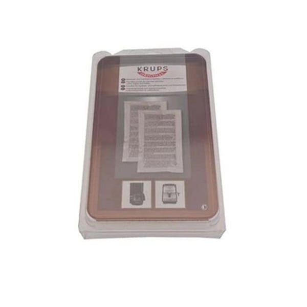 Förpackning med 2 påsar avkalkningsmedel på 40g för kaffebryggare, kaffemaskin F054001B, F054001A KRUPS, MOULINEX, SEB, ROWENTA, TEFAL, AEG, MAGIMI