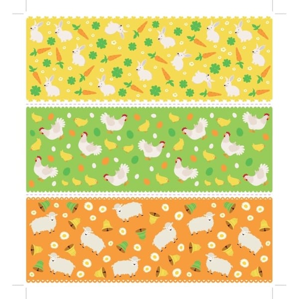 MégaCréa DIY - Magisk krympning Dekoration påskägg A 9 cm 6 stycken