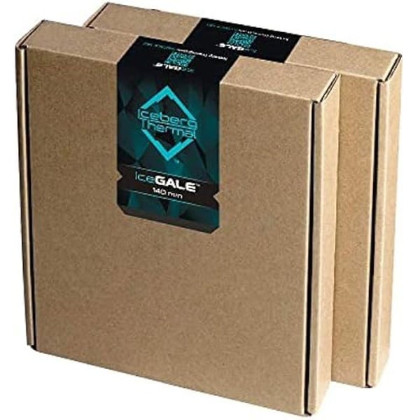Fläkt - ICEGALE - IceGALE PWM Premium - 140 mm - Svart - 0-36 dBA - 500-1600 rpm