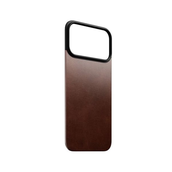 Läderfodral - NOMAD - iPhone 17 Pro Max - Rustik Brun - Ultrafin - Kompatibel med MagSafe