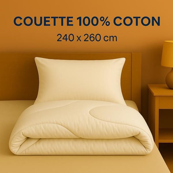 DUVETT NOE - 240X260 - 100% BOMULL - 350G/M²