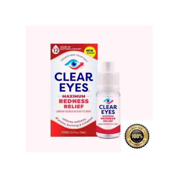 Liquide Clear Eyes 15ml röd Original rengöringsvård