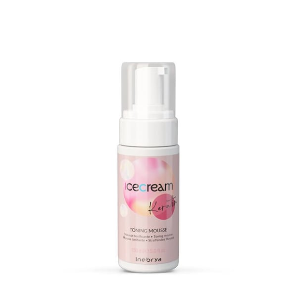 Mousse Tonifiante - INEBRYA - Keratin - 150ml - Remineraliserende Handling - Mix