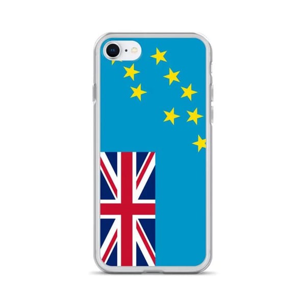 Telefonfodral - PIXELFORMA - Tuvalu-flagga - Kompatibel med iPhone 6S Plus - Mjuk - Stötabsorberande