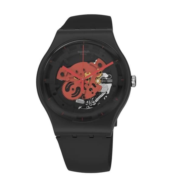 Klocka - SWATCH - TÄNK TID TILL SVART - Bioceramik 41mm - Vattentålighet 30 Atm - Unisex