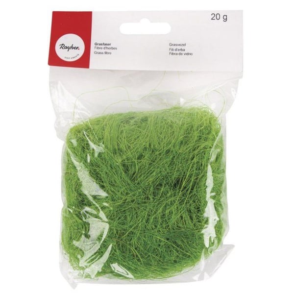 Gräsfiber, ljusgrön, Påse 20g