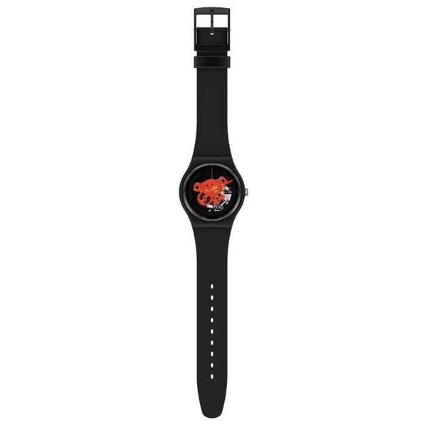 Klocka - SWATCH - TÄNK TID TILL SVART - Bioceramik 41mm - Vattentålighet 30 Atm - Unisex