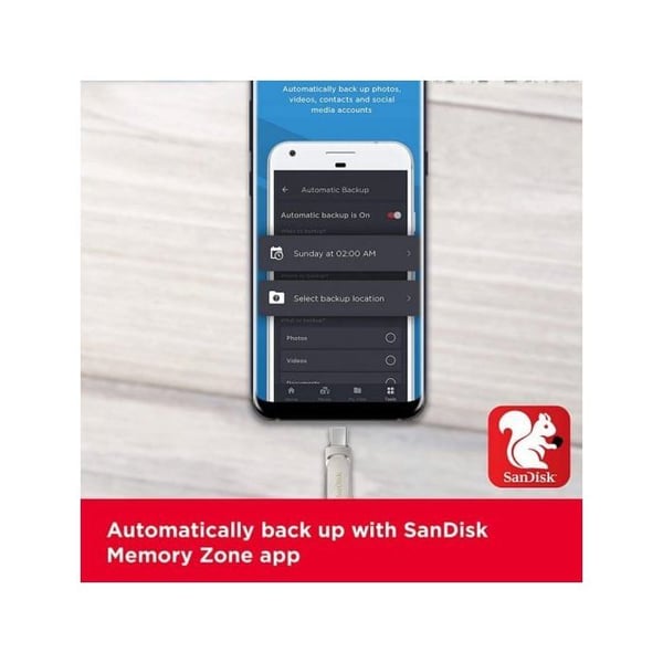 SanDisk Ultra Luxe USB 3.1 Typ-C 512 GB Silver