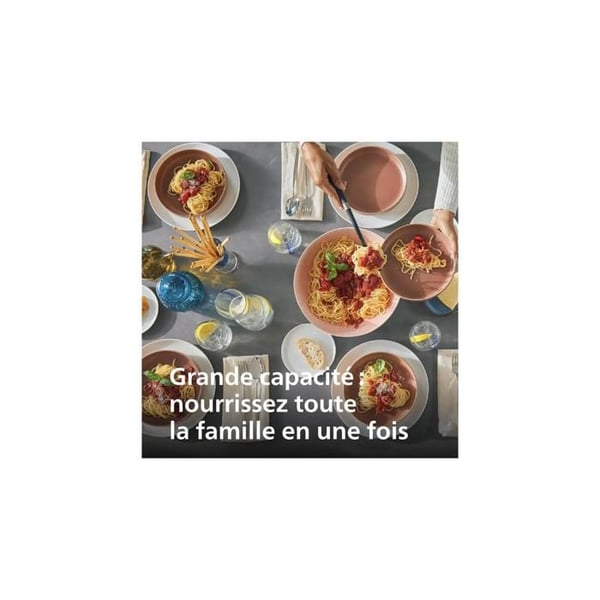Philips Pastamaker sarja 7000 Pastakone, muotit spagettia, lasagnea ja muita, 200 W, musta (HR2665/96)