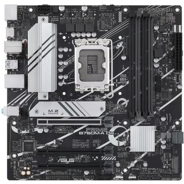 Moderkort - ASUS - PRIME B760M-A D4-CSM - Intel B760 LGA 1700 micro ATX