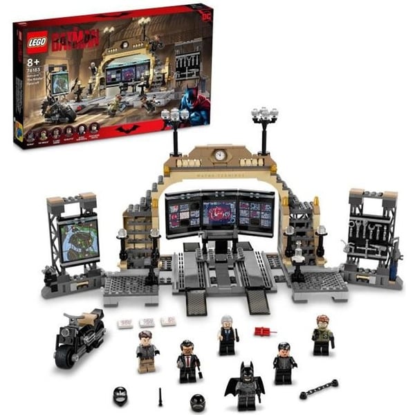 LEGO® 76183 DC Batman Batcave: Clash of the Rphinx, leksaksmotorcykel för barn över 8 år, med Catwoman och Alfred