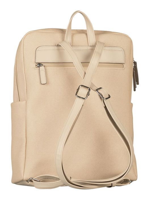 Fritidsrygsæk - TOM TAILOR - Rosa Rygsæk M - Beige - 33x28x9 cm - 460g