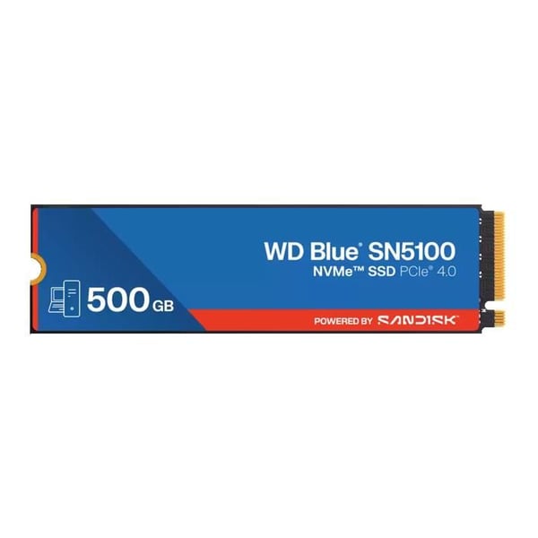 WD Blue™ SN5100 - 500 GB SSD M.2 PCIe Gen4 NVMe