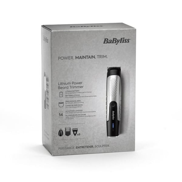 Babyliss T812E Lithium Power herrklippare SVART SILVER