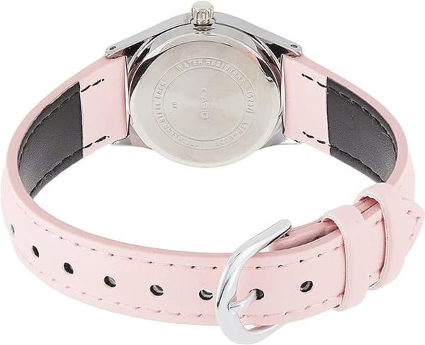 Klocka - CASIO - LTP-V006L-4B - Rosa Läder - Kvarts - Vattentålig