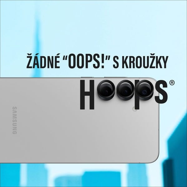 PanzerGlass Hoops Samsung Galaxy S25 sorte beskyttelsesringe til kameraobjektivet