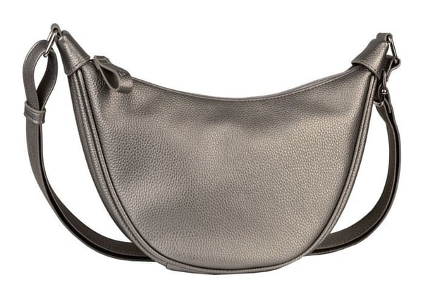 Axelväska med bältesrem - TOM TAILOR - Liriel Cross Bag M - Silver - Polyuretan - 33x17.5x11 cm