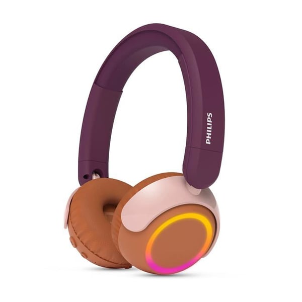 Barnhörlurar - Philips - 4200 Series - Volymbegränsad - Ljuddelning - Lila Magenta