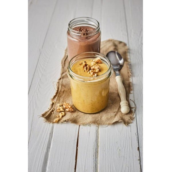 KetoMix proteingröt 280 g (10 portioner) - smak av banan-äpple