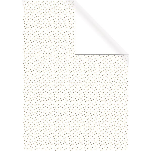 Vitt Kraftpresentpapper, FSC Mix Cred., 70x200cm, tryckt på 1 sida, 70g / m²