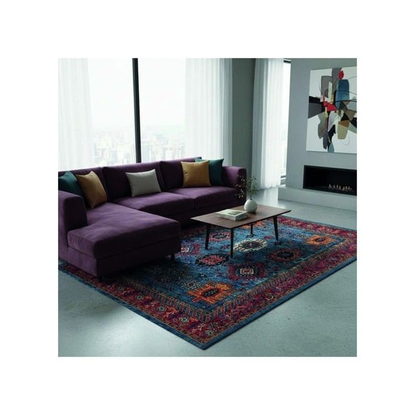 Matta - MELIS HOME - Traditionell kilim - 80x50 cm - Chenille & bomull - Halkskydd