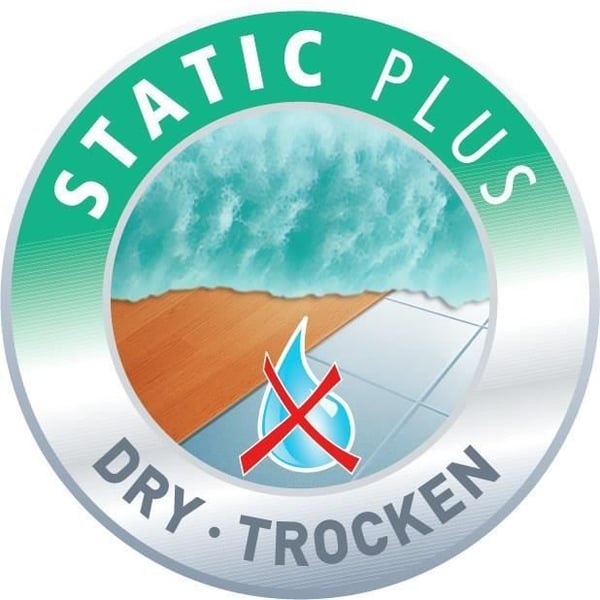 Betræk Profi XL Static Plus 55118 Leifheit, erstatningsbetræk til kemisk rensning, til Profi XL flad kost, alle gulvtyper