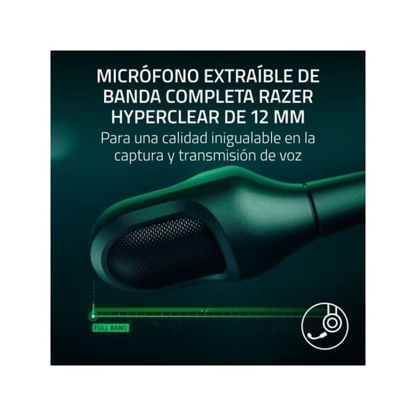 Razer BlackShark V3 Pro trådløse hovedtelefoner til PlayStation med støjreduktion i hvid