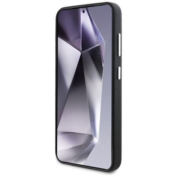 Cover til Samsung Galaxy S25+ - Karl Lagerfeld - Saffiano - Sort - Kompatibel med MagSafe - Elegant