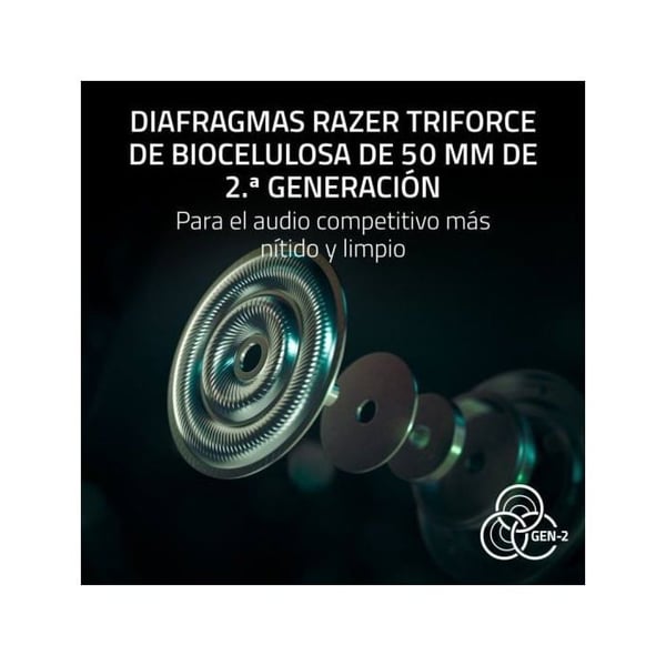 Razer BlackShark V3 Pro trådløse hovedtelefoner til PlayStation med støjreduktion i hvid