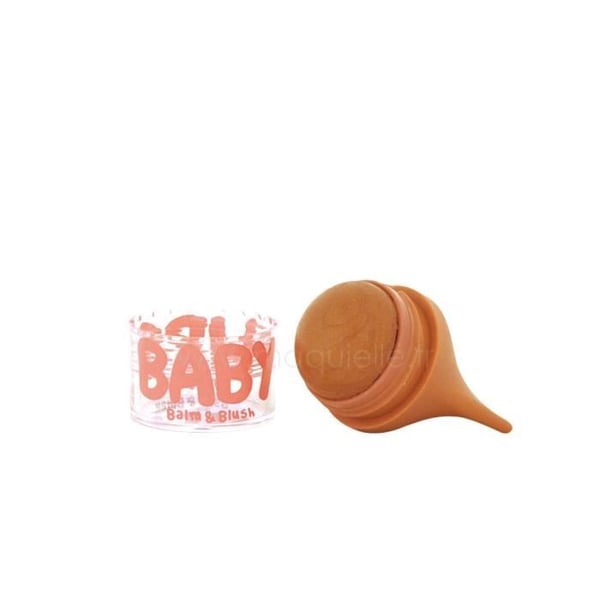 Blush och läppbalsam Baby Lips - Gemey Maybelline (06 Shimmering bronze)