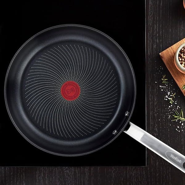 Sæt af pander - TEFAL - B817S255 - Rustfrit Stål - 2 Stykker - Ø 20 cm og Ø 26 cm