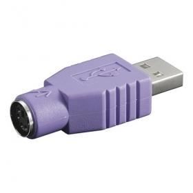 Usb En hane/PS/2 hondataadapter