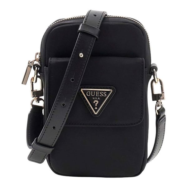 GUESS Axelväska svart för kvinnor - Follie Passport Crossbody 333377
