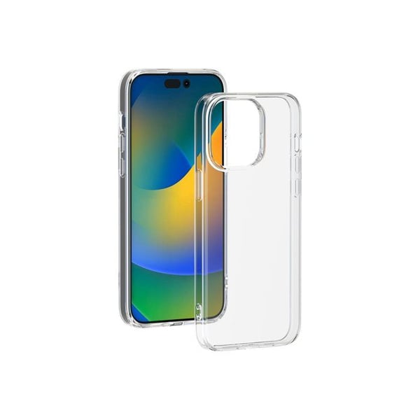 Mjukt och tunt fodral för iPhone 15 Pro BIGBEN CONNECTED - Transparent - Skyddar mot stötar och repor