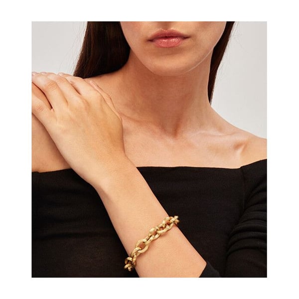 Lyxigt guldpläterat armbandsur Moor TJ3718