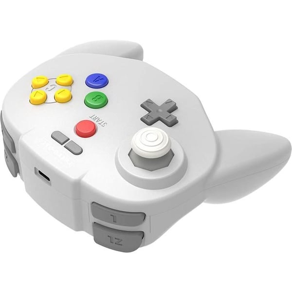 Retro-Bit Tribute 64 2.4GHz Trådløs Controller til Nintendo 64/Switch/PC/Mac Grå