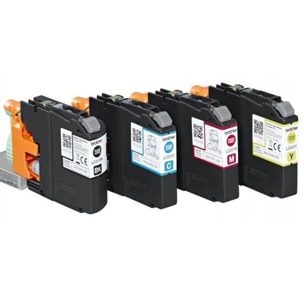 BROTHER Pack 4 patroner - Svart, Magenta, Cyan, Gul