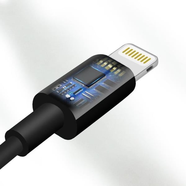 Ljudkabel - BELKIN - RockStar - MFi - Svart - 90cm