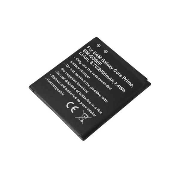 Batteri för Samsung Galaxy Core Prime och SM-G360F Li-ion 3.7V 2000mAh