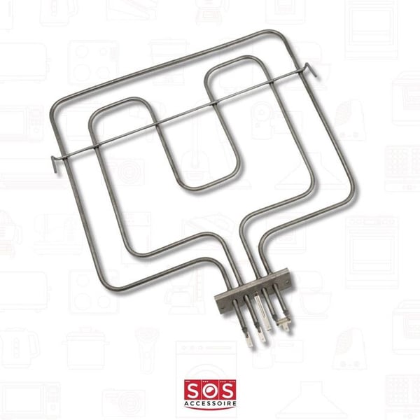 SOS Accessoire Värmeelement 1400 + 1200W för Ugn, spis - CA5G001A1, CA5G001B7 BRANDT, FAGOR, CATA, DE DIETRICH, MASTE