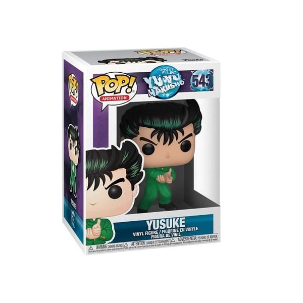 Funko Pop! Animation Yu Yu Hakusho: Yusuke - FUNKO - Yusuke Figure - Man - Toy - Svart